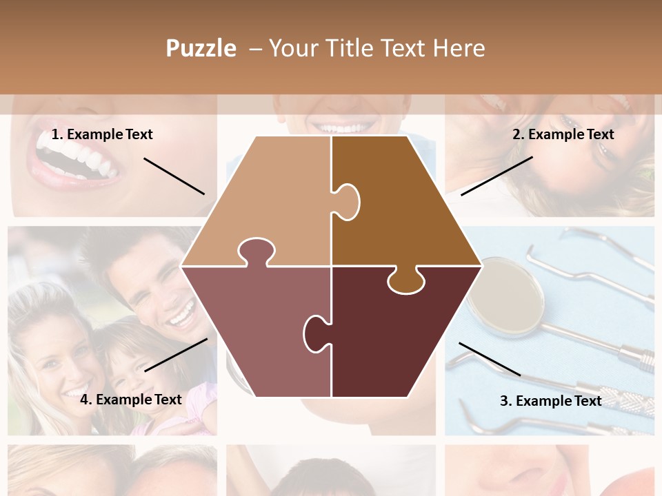 Boy Tooth Elderly PowerPoint Template