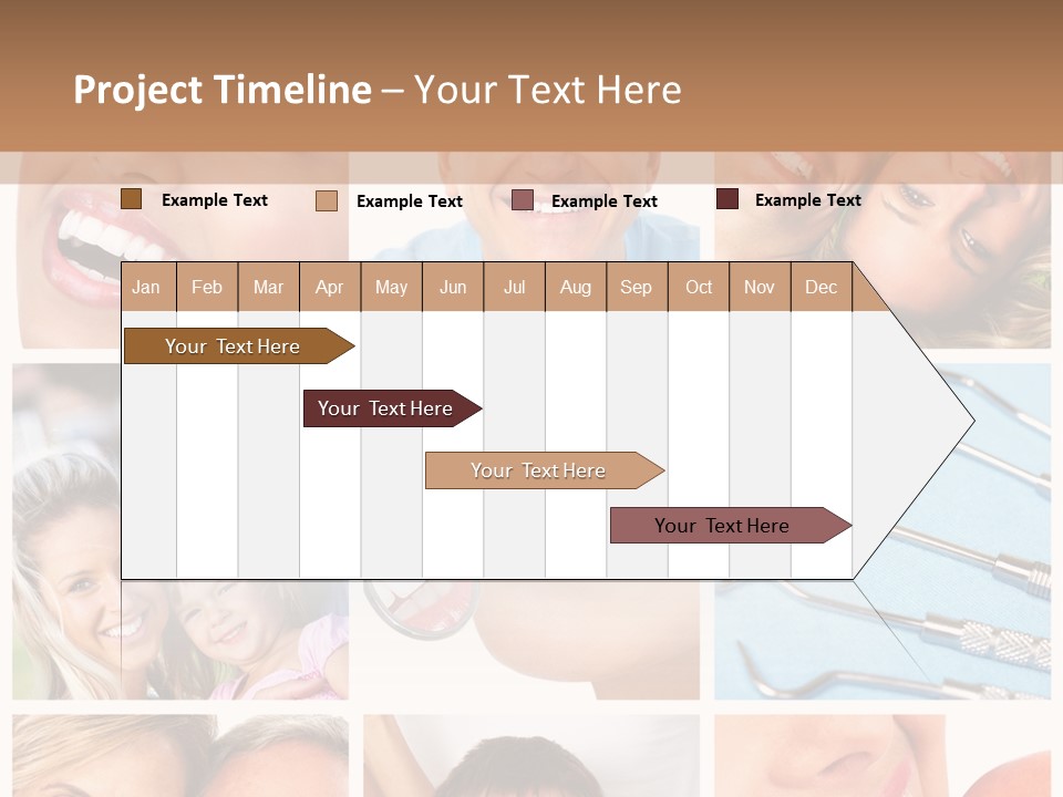 Boy Tooth Elderly PowerPoint Template