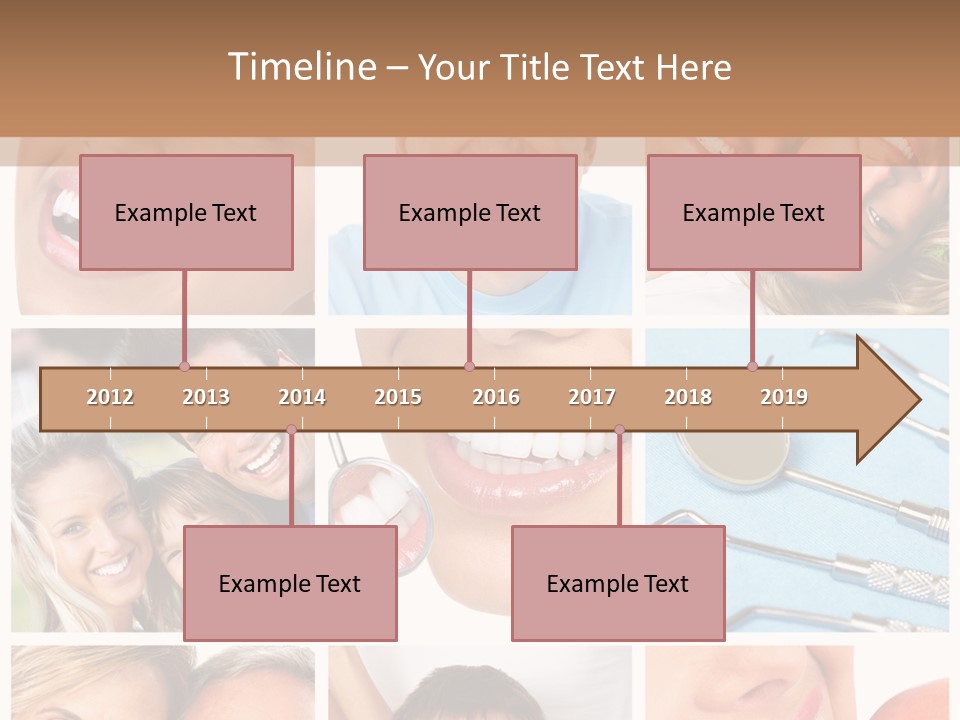 Boy Tooth Elderly PowerPoint Template
