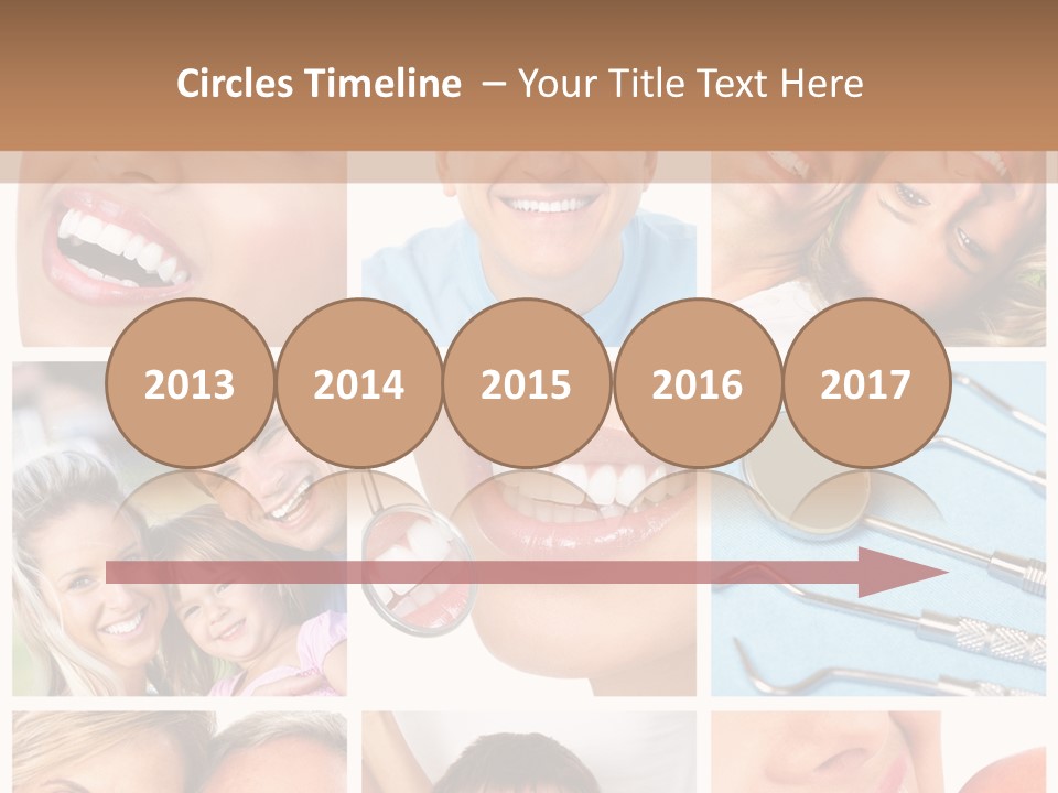 Boy Tooth Elderly PowerPoint Template