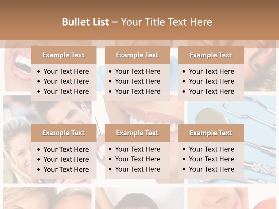 Boy Tooth Elderly PowerPoint Template