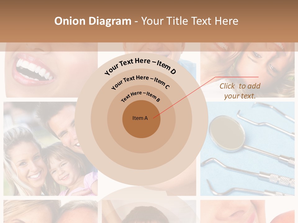 Boy Tooth Elderly PowerPoint Template