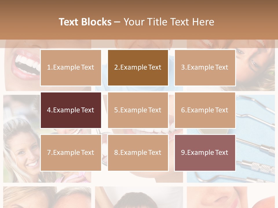 Boy Tooth Elderly PowerPoint Template