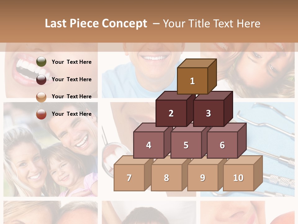 Boy Tooth Elderly PowerPoint Template