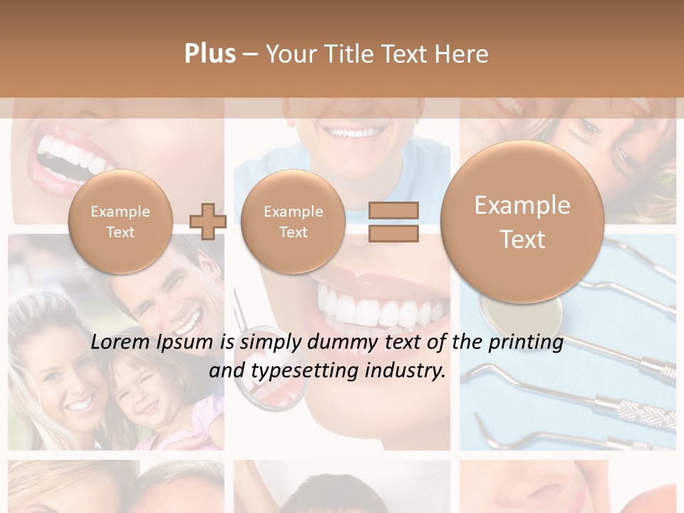 Boy Tooth Elderly PowerPoint Template