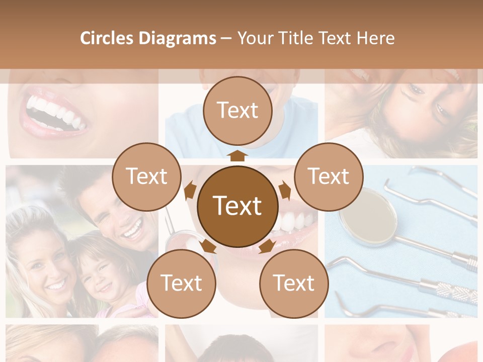 Boy Tooth Elderly PowerPoint Template