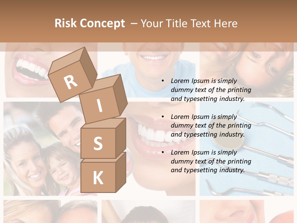 Boy Tooth Elderly PowerPoint Template