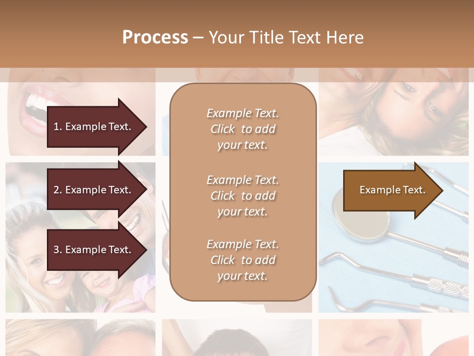 Boy Tooth Elderly PowerPoint Template