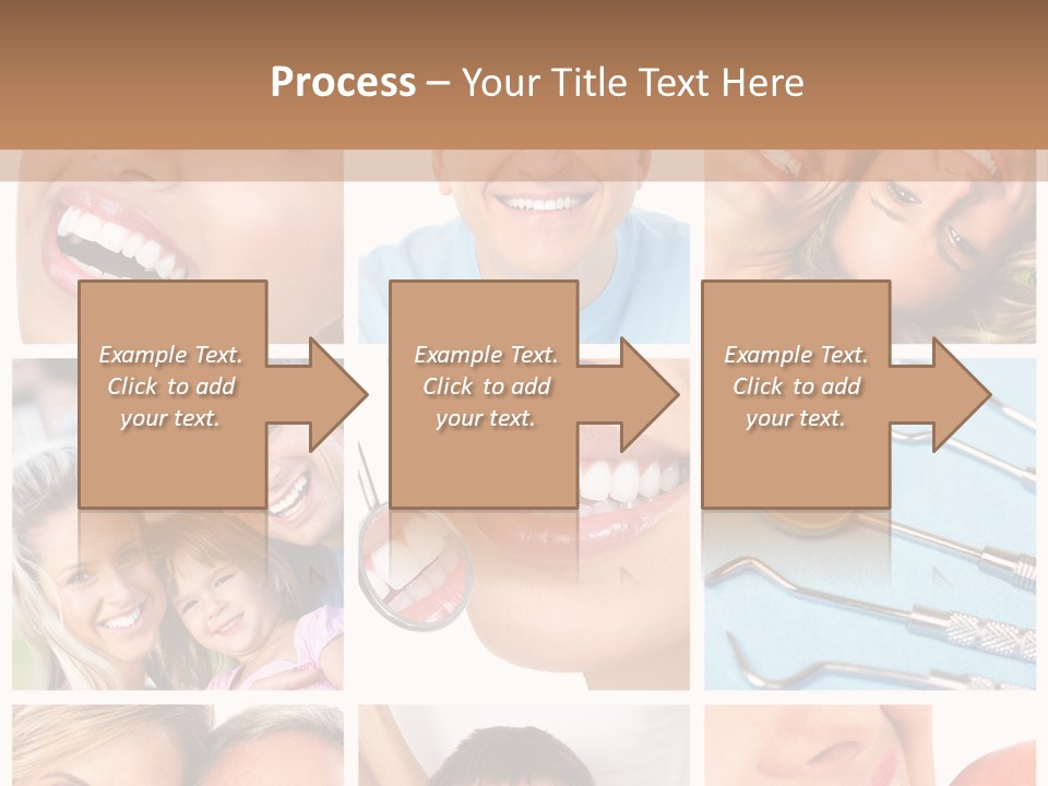 Boy Tooth Elderly PowerPoint Template