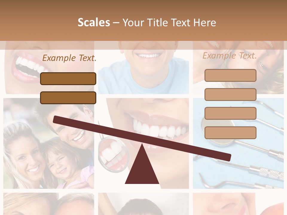 Boy Tooth Elderly PowerPoint Template