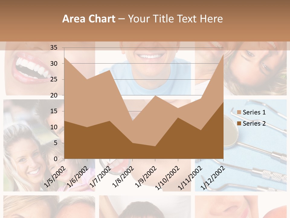 Boy Tooth Elderly PowerPoint Template