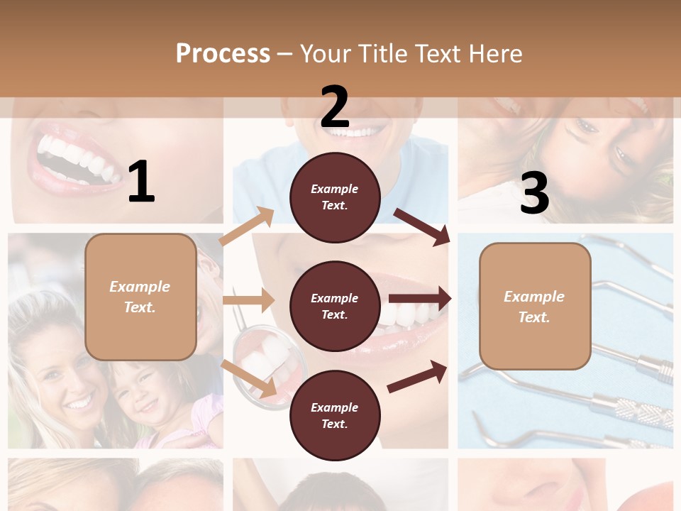 Boy Tooth Elderly PowerPoint Template