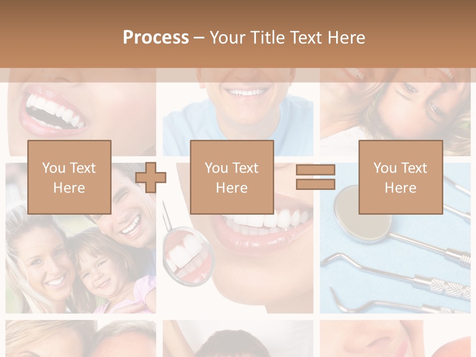 Boy Tooth Elderly PowerPoint Template