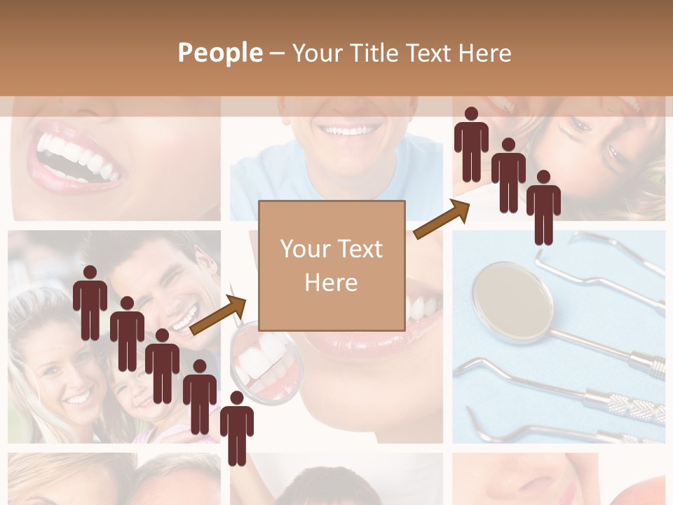 Boy Tooth Elderly PowerPoint Template