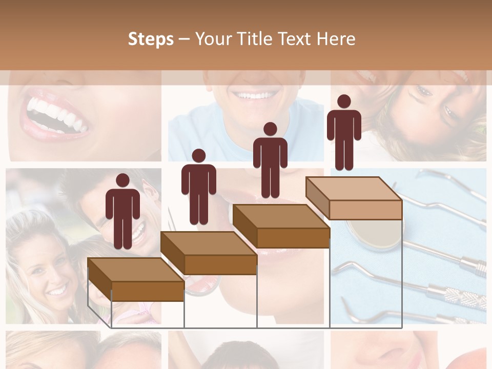 Boy Tooth Elderly PowerPoint Template