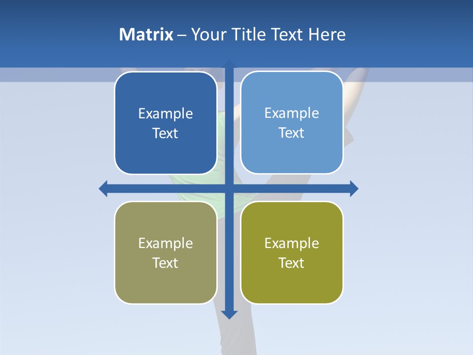Gymnastics Lifestyle Stretch PowerPoint Template