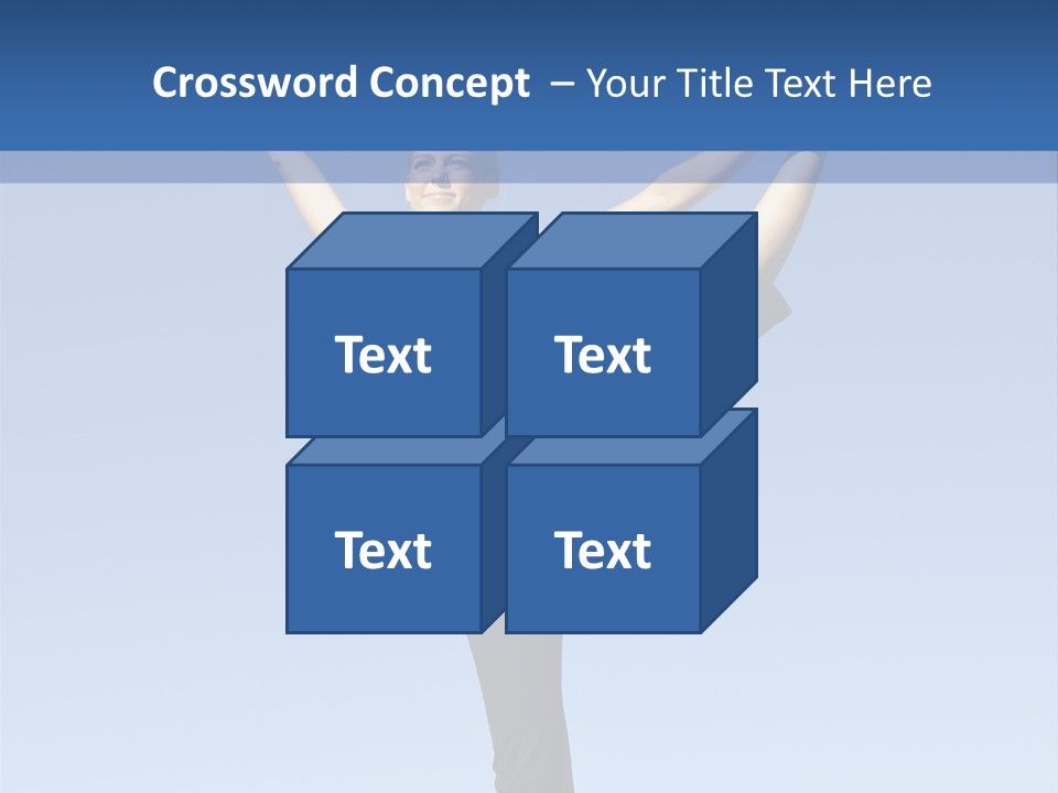 Gymnastics Lifestyle Stretch PowerPoint Template