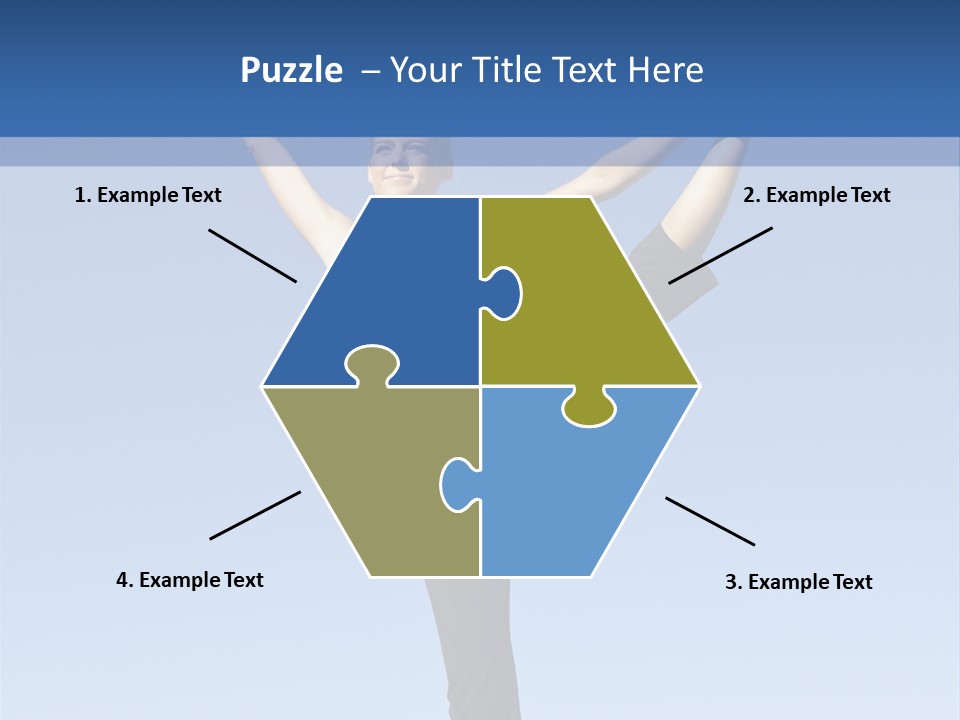 Gymnastics Lifestyle Stretch PowerPoint Template