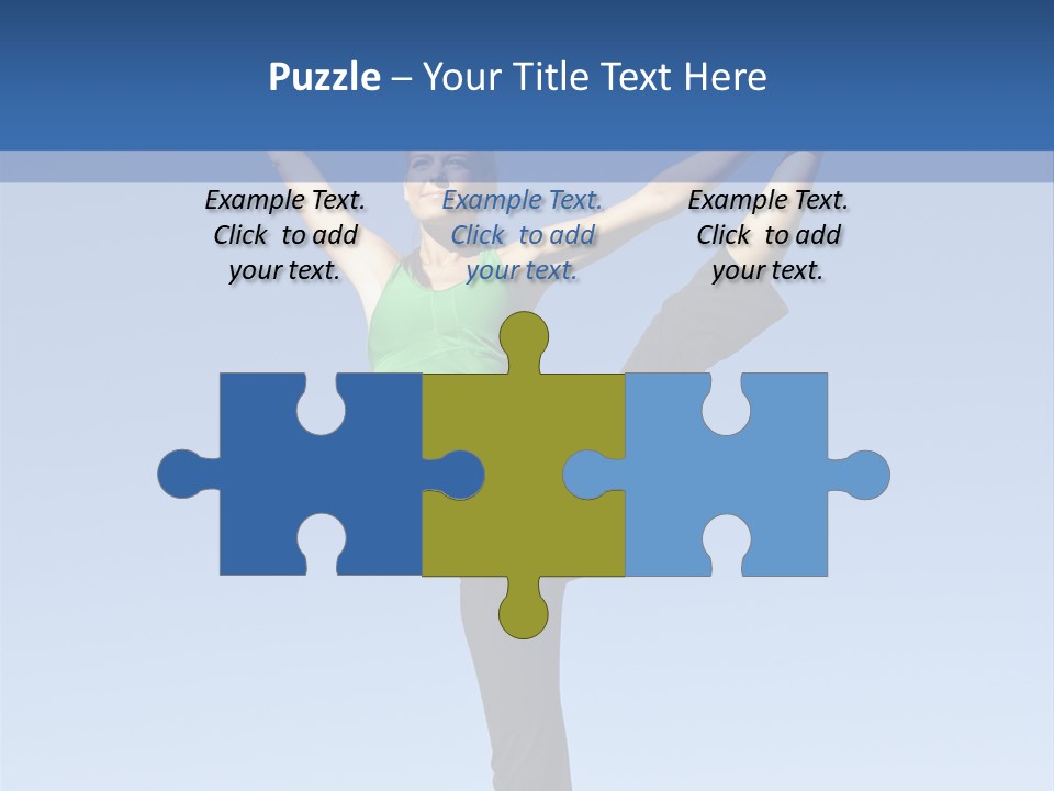 Gymnastics Lifestyle Stretch PowerPoint Template