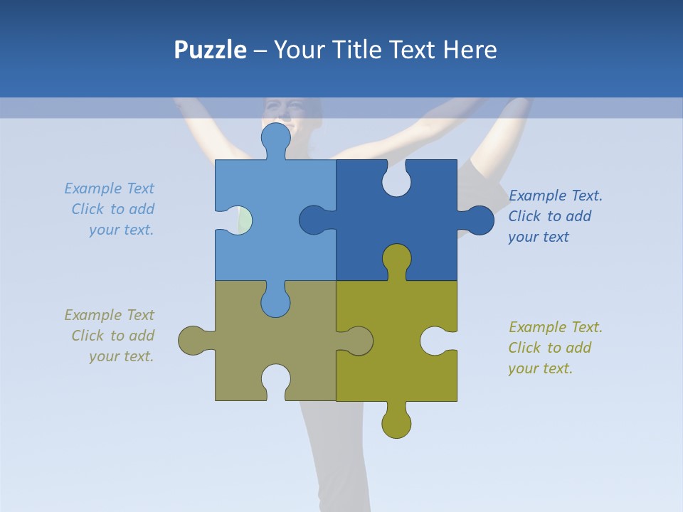 Gymnastics Lifestyle Stretch PowerPoint Template