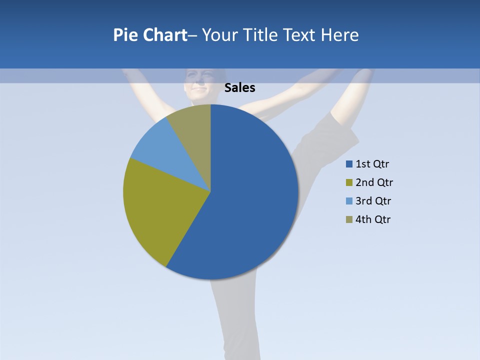 Gymnastics Lifestyle Stretch PowerPoint Template