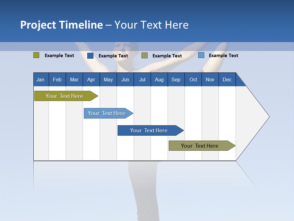 Gymnastics Lifestyle Stretch PowerPoint Template