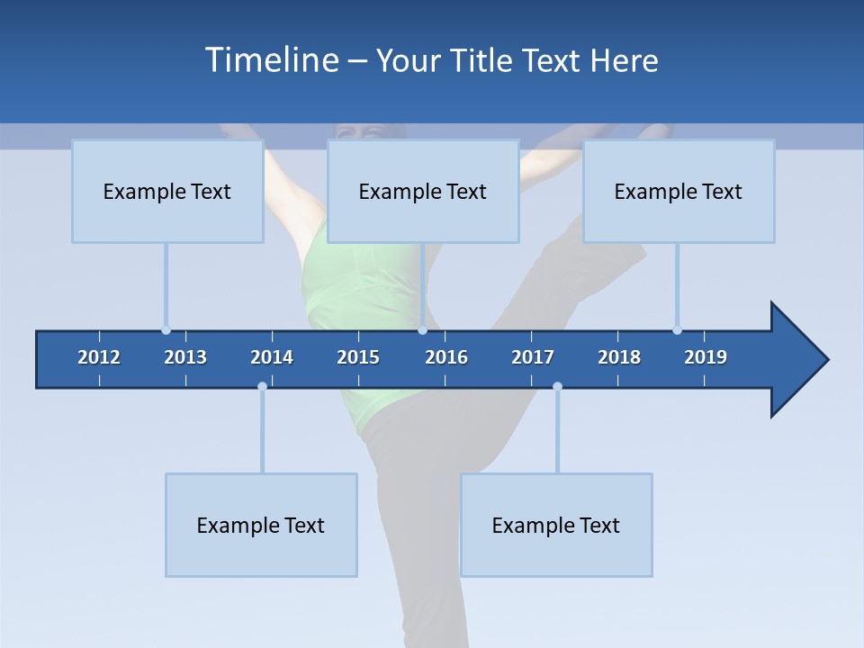 Gymnastics Lifestyle Stretch PowerPoint Template