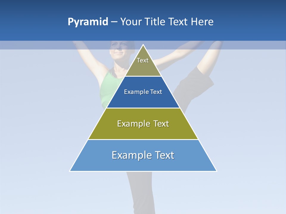 Gymnastics Lifestyle Stretch PowerPoint Template