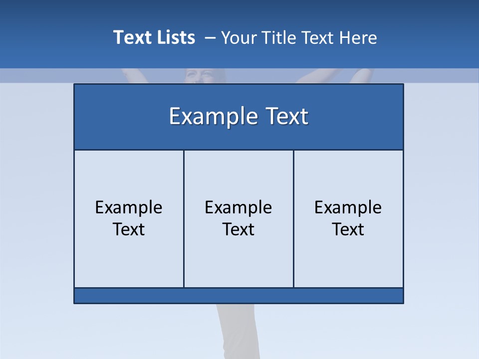 Gymnastics Lifestyle Stretch PowerPoint Template