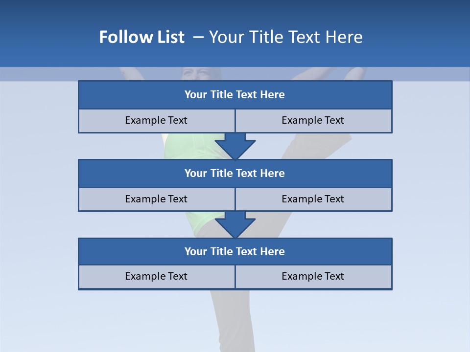Gymnastics Lifestyle Stretch PowerPoint Template