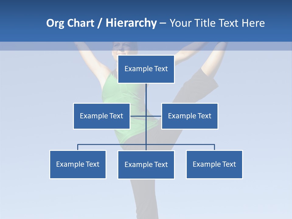 Gymnastics Lifestyle Stretch PowerPoint Template