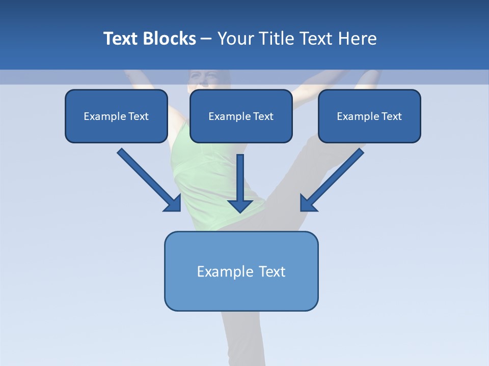 Gymnastics Lifestyle Stretch PowerPoint Template
