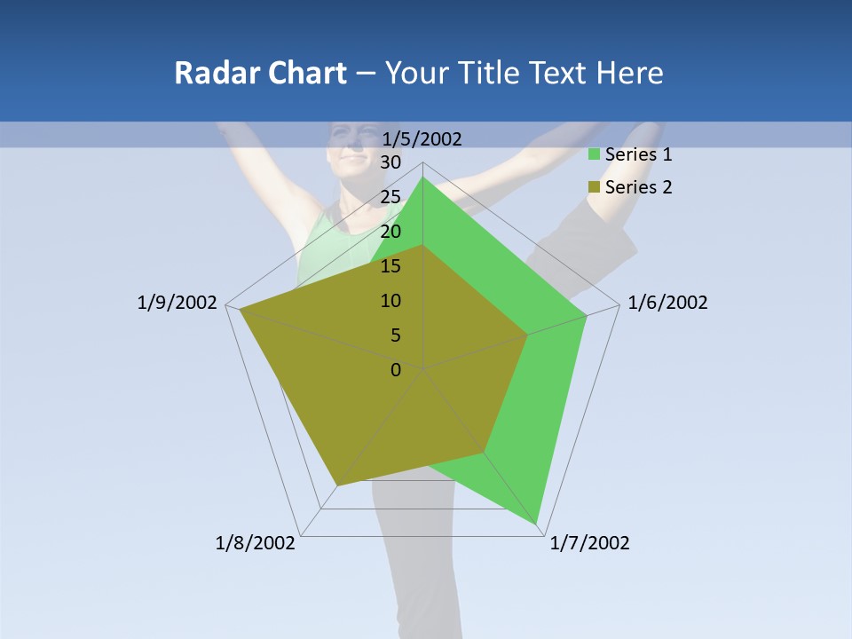 Gymnastics Lifestyle Stretch PowerPoint Template