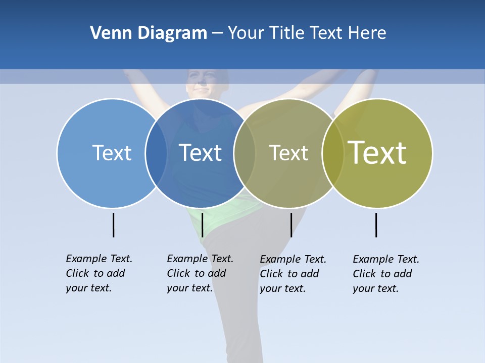 Gymnastics Lifestyle Stretch PowerPoint Template