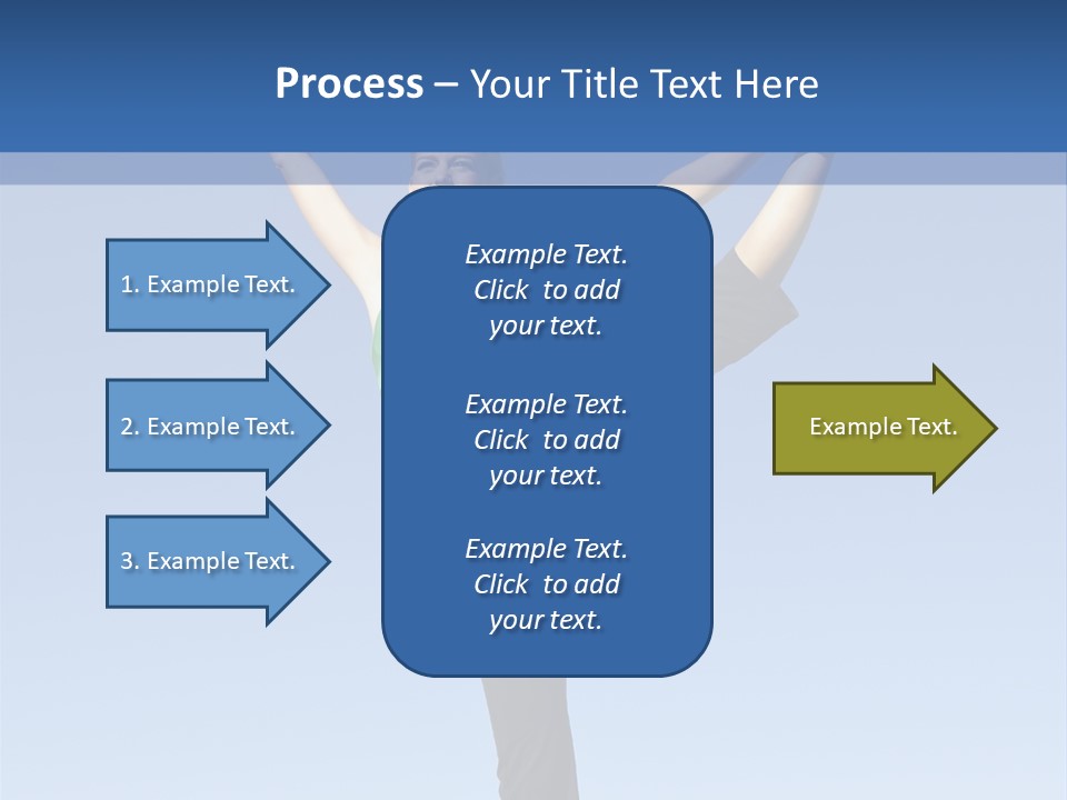 Gymnastics Lifestyle Stretch PowerPoint Template