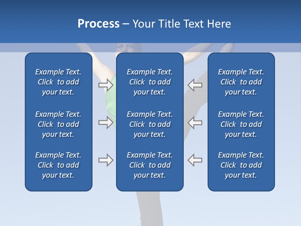 Gymnastics Lifestyle Stretch PowerPoint Template