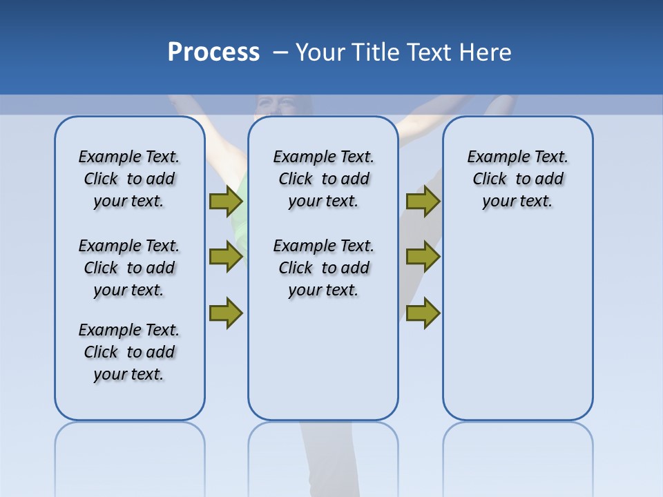 Gymnastics Lifestyle Stretch PowerPoint Template
