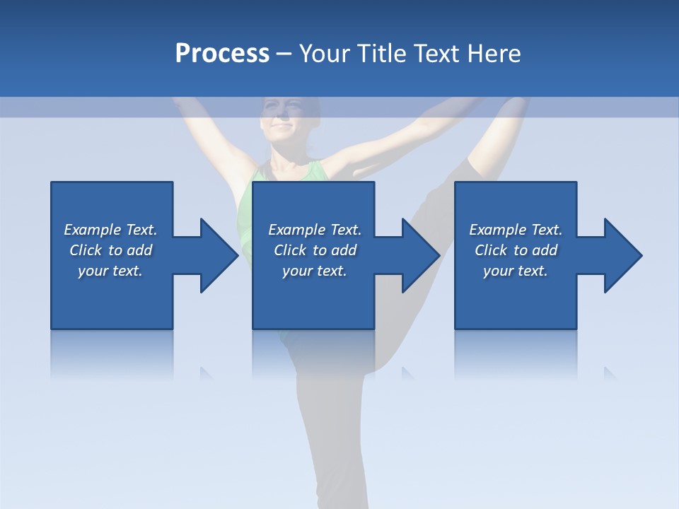 Gymnastics Lifestyle Stretch PowerPoint Template