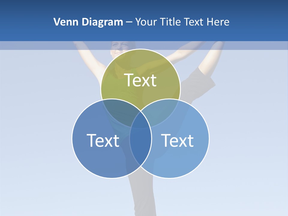 Gymnastics Lifestyle Stretch PowerPoint Template