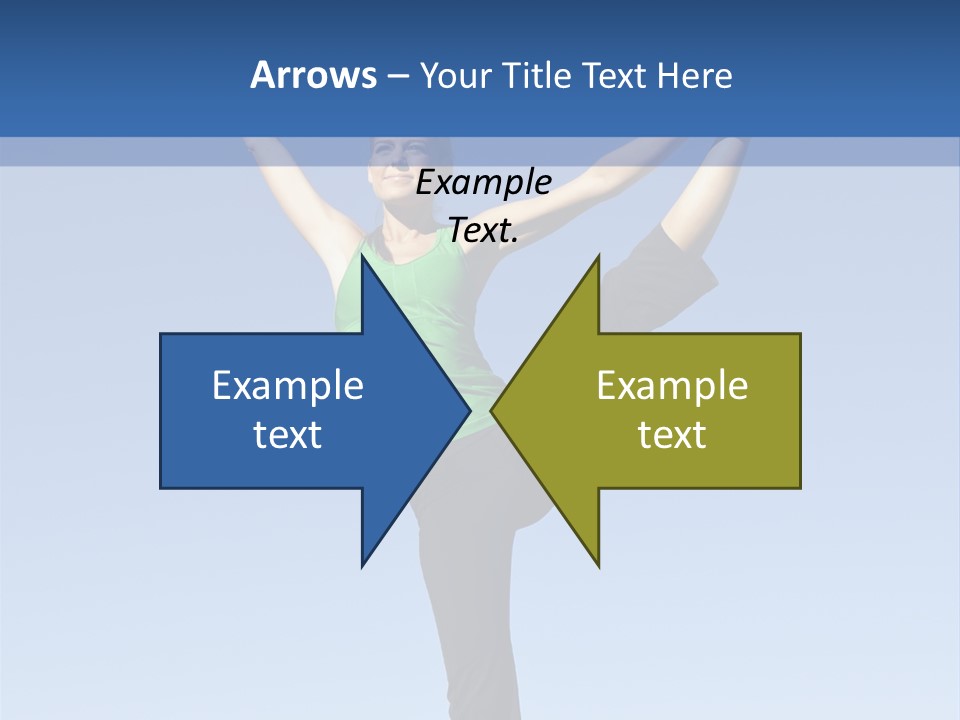 Gymnastics Lifestyle Stretch PowerPoint Template