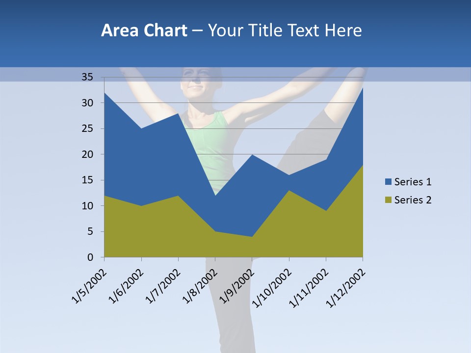 Gymnastics Lifestyle Stretch PowerPoint Template