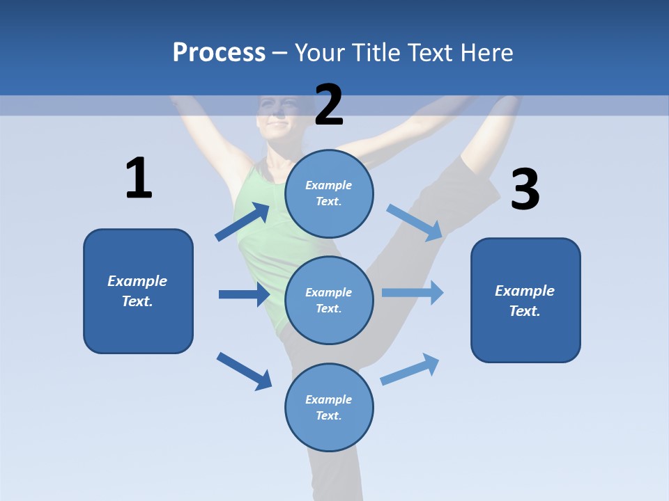 Gymnastics Lifestyle Stretch PowerPoint Template