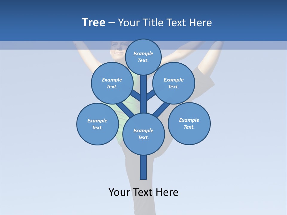 Gymnastics Lifestyle Stretch PowerPoint Template