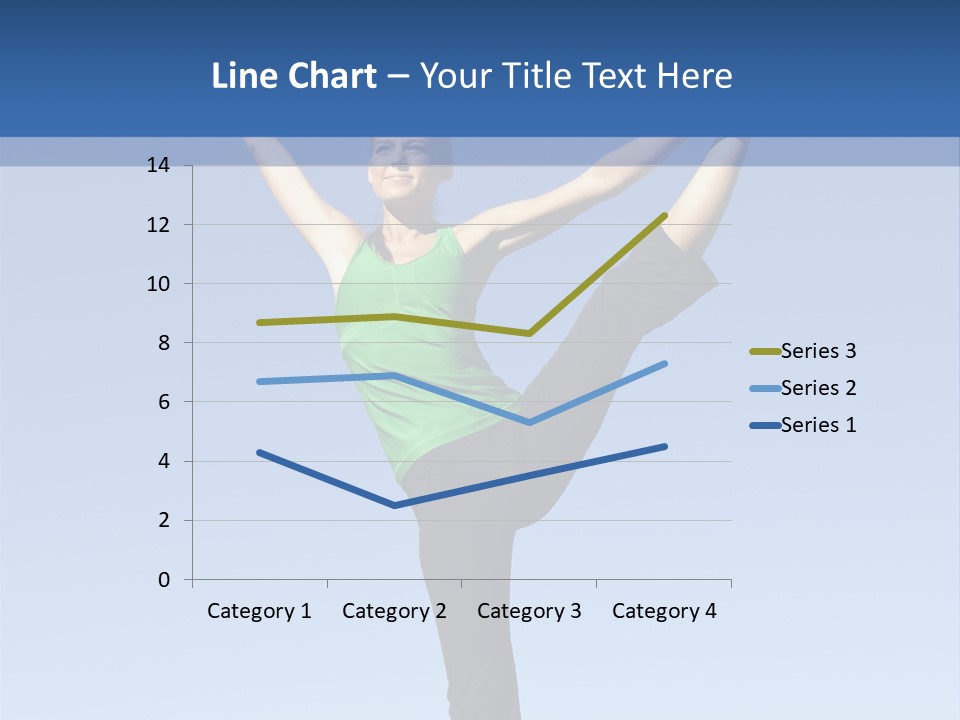 Gymnastics Lifestyle Stretch PowerPoint Template