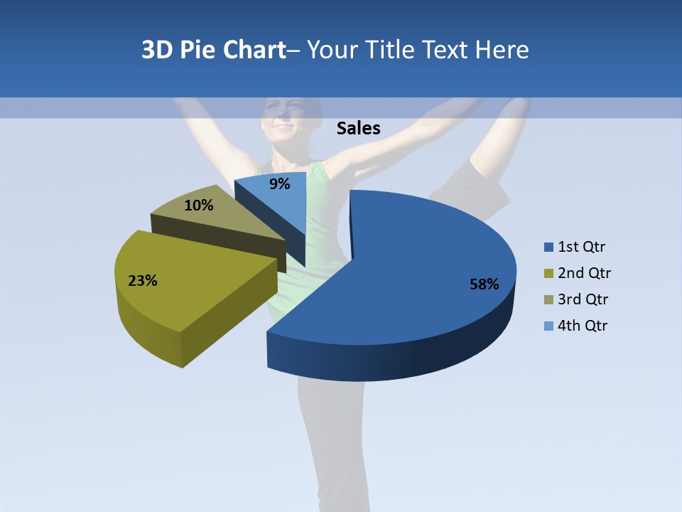 Gymnastics Lifestyle Stretch PowerPoint Template