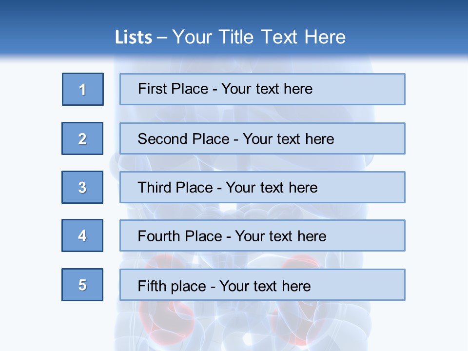 Vitals Belly Organ PowerPoint Template
