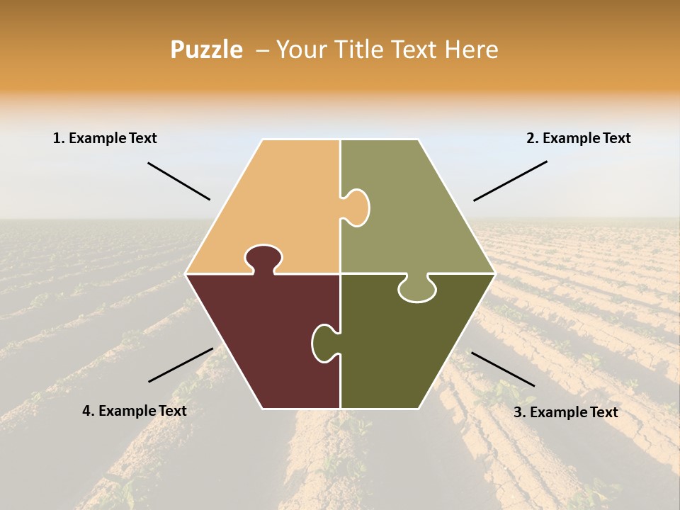 Growing Countryside Field PowerPoint Template