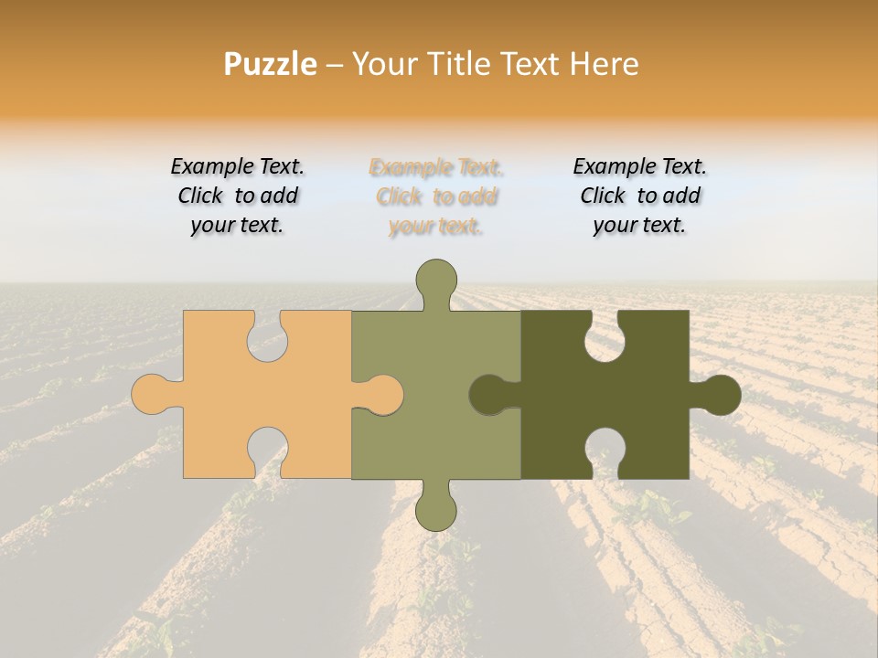 Growing Countryside Field PowerPoint Template