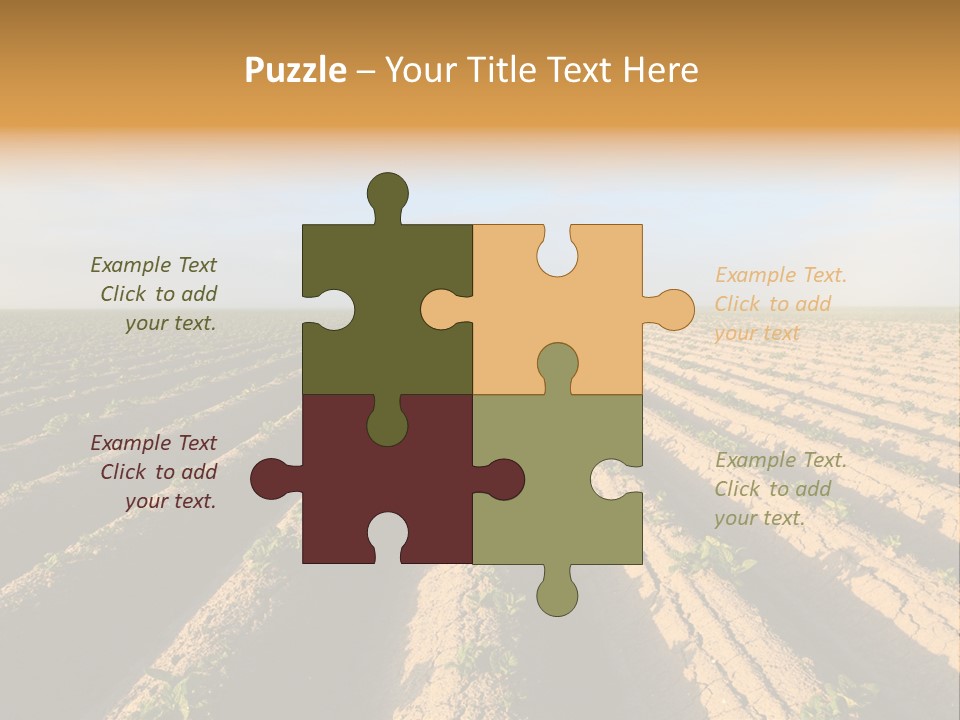 Growing Countryside Field PowerPoint Template