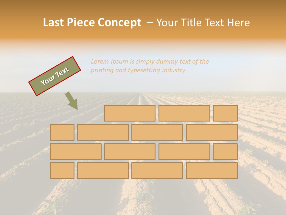 Growing Countryside Field PowerPoint Template